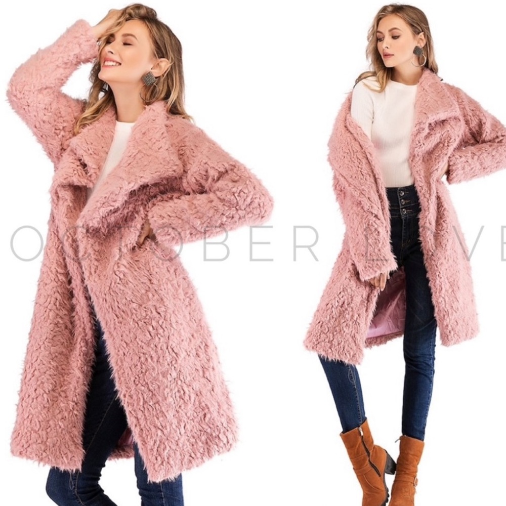 “THE EDIE” Bohemian Shaggy Coat - Picture 14 of 14